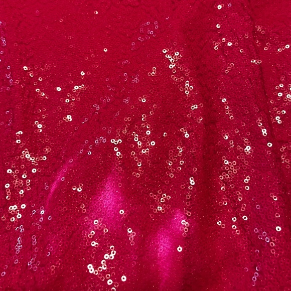 Main Strip Barbiecore pink sequins flared pants NWT - Picture 3 of 11